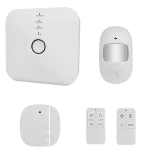 Alarme de segurança smartlife, gateway tuya gsm wifi hub, alarme inextrusor com sensores de porta inteligentes, sensor de movimento