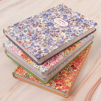 Cuaderno Personalizable de Tapa Dura con Diseño Floral, 128 Páginas de Color, Diario Vintage con Flores, Planificador, Bloc de Notas de Regalo, 133*194mm, Encuadernado con Hilo