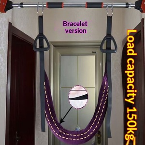 Cintura di Trazione Lombare con Barra Singola in Velluto e Gusci di Grano Saraceno, Supporto Lombare Robusto <span class=keywords><strong>per</strong></span> Uso Domestico, Sollievo <span class=keywords><strong>da</strong></span> Ernia del Disco Lombare - Product Image 3