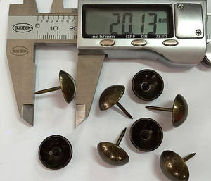 16-18-गेज 1/2 3/4 प्राचीन पीतल/निकल फर्नीचर नाखून शिकंजा - Product Image 3