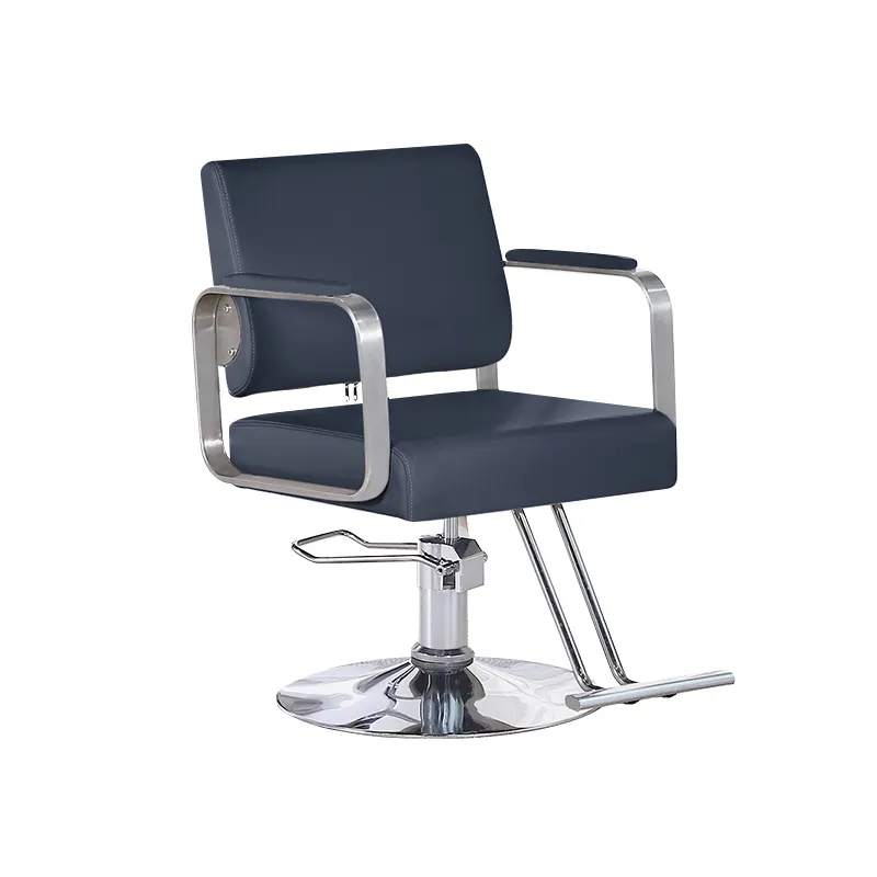 Cabeleireiro cadeira para cima e para baixo beleza moderna barbeiro cadeiras salão mobiliário
