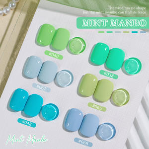 ชุดเจล<span class=keywords><strong>ทา</strong></span><span class=keywords><strong>เล็บ</strong></span><span class=keywords><strong>สี</strong></span><span class=keywords><strong>เขียว</strong></span><span class=keywords><strong>มิ้</strong></span><span class=keywords><strong>น</strong></span>ท์6<span class=keywords><strong>สี</strong></span>เจลทาเล็บสีกุหลาบสีม่วงบริสุทธิ์15มล. แบบทำมือ - Product Image 3