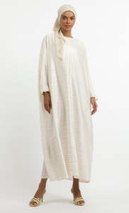 SIPO – robe musulmane en Satin pour femmes, Abaya, mode malaisienne, vente en gros, 2023 - Product Image 2