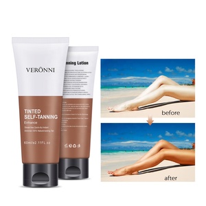 Autobronzant bronzant visage corps crème corps bronzant sans soleil pour jour fond de teint 60ml bronzage accélérateur crème bronzage Lotion - Product Image 3