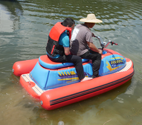 Jet ski gonflable électrique en PVC pour adultes, équipement de divertissement aquatique pour piscine, lac et navigation sur lac