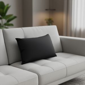 Cuscino e Poggiatesta di Lusso in Tessuto Elastico Cojin Stretch Nero 40*60 di Alta Qualità - Product Image 1