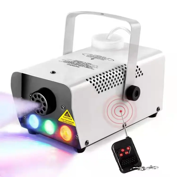 2021Best Fog Machine For Halloween Christmas Party Portable Fog Machine With RGB LED And Remote Control Projector