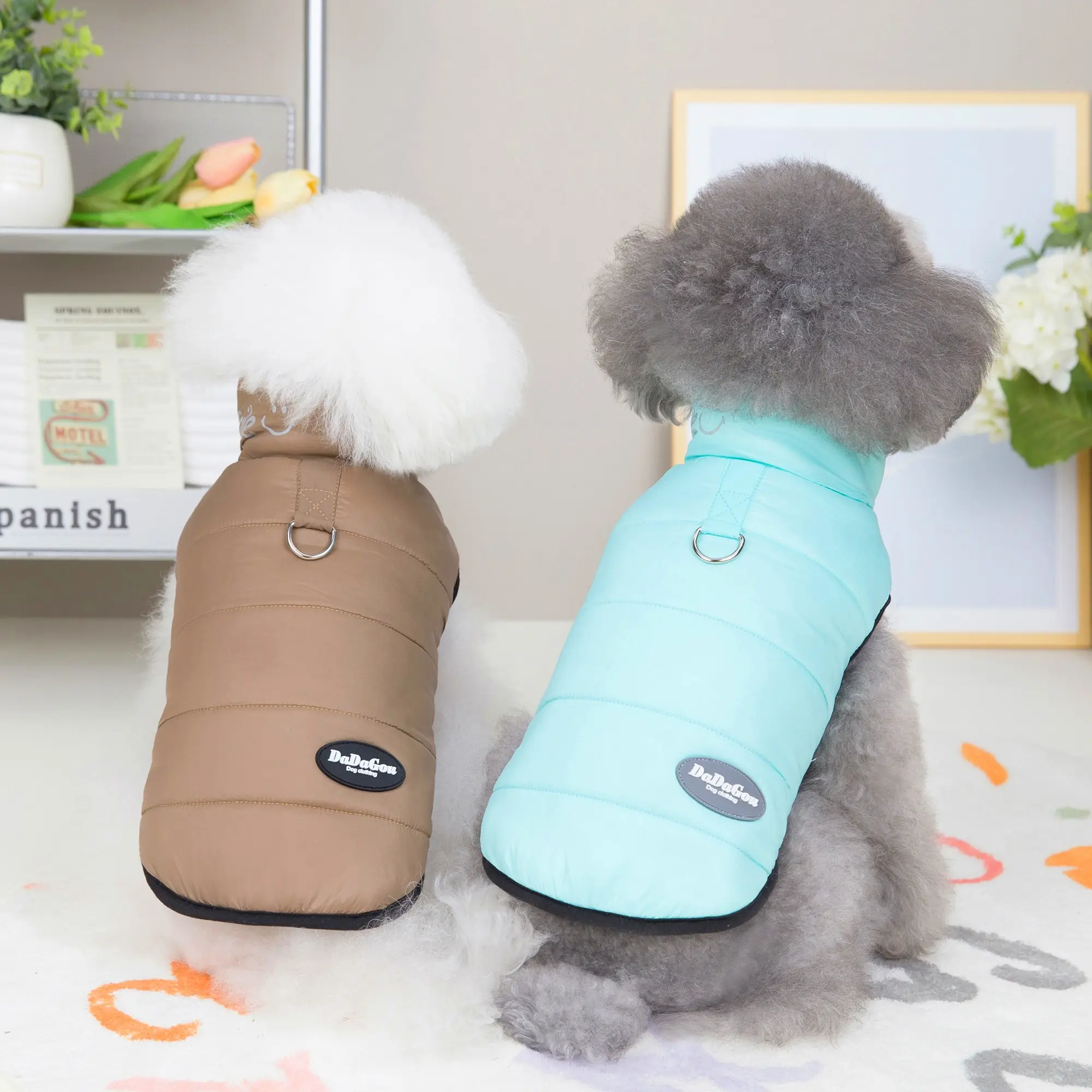 Groothandel Ontwerper Luxe Hond Hond Kleding Ruimtepak Winter Warme Hond Jas Waterdicht Voor Kleine Hond