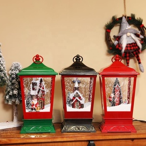 <span class=keywords><strong>Farola</strong></span> Navideña con Música, Globos <span class=keywords><strong>de</strong></span> Nieve, Faroles Iluminados para Decoración Navideña - Product Image 2