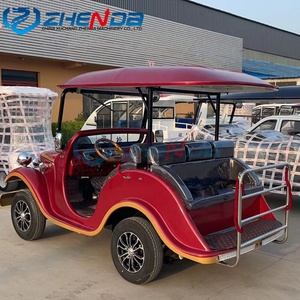 Zhenda China Factory 6 Passengers Electric Golf <b>Buggy</b> <b>Cheap</b> Old Golf Carts Sightseeing Bus Classic Sightseeing Car - Product Image 5