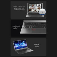 Nouvel Ordinateur Portable IA AMD R9-6900HX, Double Type C, WiFi 6, Ordinateur Portable Professionnel et Gaming 15,6 Pouces