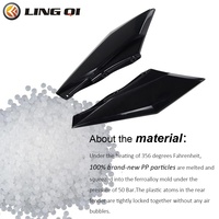 LINGQI RACING Aile latérale arrière pour garde-boue arrière de deuxième génération plus longue adaptée à Sur Ron Light Bee Aile latérale modifiée pour SURRON