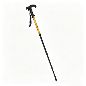 Bastón de Senderismo de Aleación de Aluminio Ajustable y Ligero con Empuñadura Ergonómica y Correa <span class=keywords><strong>para</strong></span> la Muñeca - Product Image 5