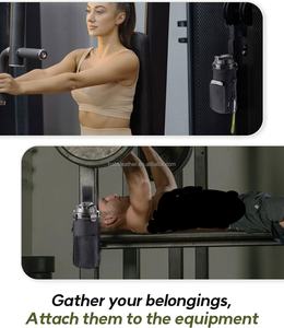 Porta Latas Magnético de Poliéster Negro con Aislamiento Térmico e Imán Incorporado para Fácil Fijación a Equipos de Ejercicio y Bolsas de Deporte - Product Image 2