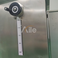 Machine de remplissage de crème semi-automatique en acier inoxydable, trémie mobile, baril connecté directement pour les bouteilles liquides de grand volume