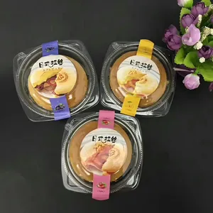 Clear Takeaway Fast Food Clamshell Containers Food Packaging Venta al por mayor Plastic Pet Transparent Bakery Packaging Box Clamshell