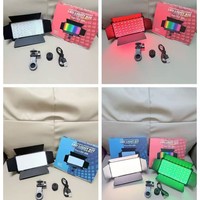 Pro LED 300 Kit d'éclairage de panneau équipement de photographie Tv vidéo Studio lumières 3000-6500K pour téléphone intelligent Portable diffusion en direct