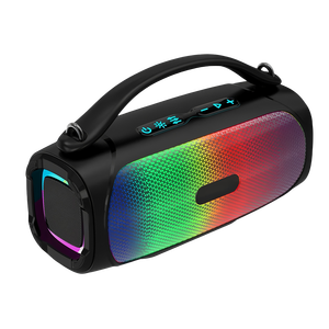 <span class=keywords><strong>ลำโพง</strong></span>ไร้สายพร้อม<span class=keywords><strong>ตู้</strong></span>โลหะ ไฟ LED RGB กำลังขับ 30-50 วัตต์ สำหรับใช้ในโฮมเธียเตอร์ - Product Image 1