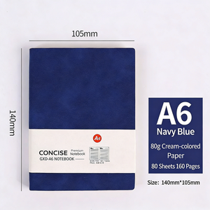 Carnet en cuir PU professionnel A6 A5, carnet en cuir PU pour le <span class=keywords><strong>bureau</strong></span> - Product Image 5