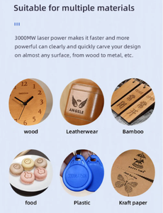 Mini Grabador de Escritorio DAJA DJ6, Cortador Láser DIY, Impresora para Grabado en Vidrio, Papel, Madera, MDF, Compatible con Gráficos, Uso Doméstico - Product Image 1