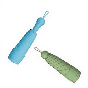 Parapluie manuel rétractable pour femme, double usage soleil/pluie, protection UV UPF 50+, design moderne, 6 baleines, cadeau d'affaires - Product Image 1