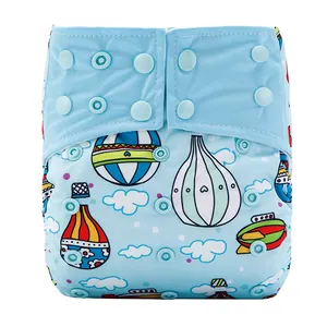 免费样品生态产品可爱婴儿尿布可水洗可重复使用的Aio布尿布