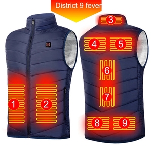 IN STOCK 9 <strong>Heating</strong> Zones <strong>Heated</strong> <strong>Vest</strong> Gilet Winter Outdoor Control Temperature USB Charging Waistcoat Warm <strong>Heated</strong> <strong>Vest</strong>
