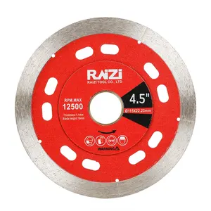 Raizi टाइल मिट्टी के लिए 125mm हीरा कटिंग डिस्क Sintered पत्थर सूखी काटने देखा ब्लेड डिस्क