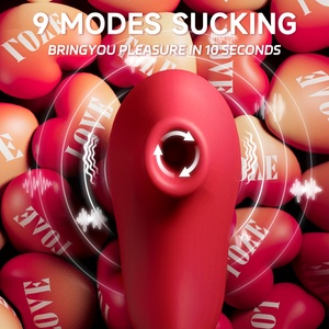 Vibrador de Succión de Aire de Nuevo Estilo OEM, Vibrador de Punto G con Forma de Frijol de Miel, Estimulador de Pezones y Clítoris, Juguete Sexual para Mujeres - Product Image 5