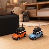 Voiture RC de qualité hobby avec caméra 1:64, kit de rangement, télécommande 2,4 GHz, caméra HD WiFi, jouet pour garçons, cadeau pour enfants