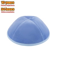 Nouvelle Tendance Usine Yihaoyi – Kippa en Velours de Coton Personnalisable avec Logo, Yamoulke Juive, Kippot Judaica pour les Obscurences Religieuses