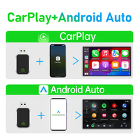 Adaptateur universel sans fil TrolinkTek TAB0E USB Type-C vers CarPlay et Android Auto, certifié CE/FCC/ROHS, vente en gros, personnalisable, nouveau modèle