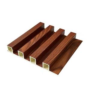 Panneau mural WPC de qualité supérieure, durable, anti-pourriture, luxueux, moderne, écologique, cannelé, pour la maison et les bâtiments commerciaux - Product Image 3