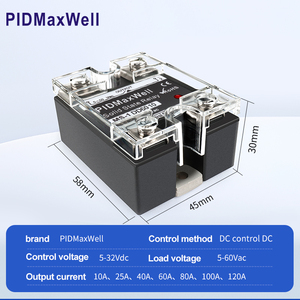 MS-DD60100 100 Ампер DC в DC Type SSR реле запечатанный миниатюрный размер для управления переключением постоянного тока в солнечных системах PV - Product Image 2