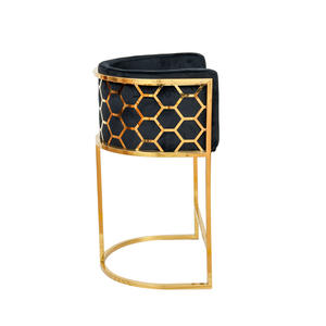 Sillas altas de Metal dorado, taburete de barra, Taburetes De Baratos, sillas de cocina, barra moderna, sillas de barra de altura - Product Image 2