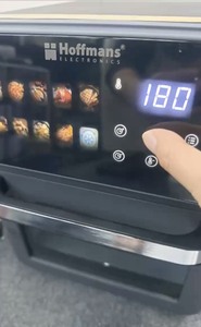 <span class=keywords><strong>Friteuse</strong></span> à air intelligente Hoffmans avec fenêtre de visualisation, 12L, grande capacité, pot antiadhésif, pour rôtir le poulet, appareil de cuisine - Product Image 5