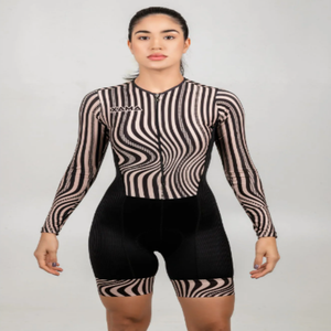 Conjunto de una pieza de manga corta de verano para <span class=keywords><strong>mujer</strong></span>, modelo Small Monkey, para <span class=keywords><strong>ciclismo</strong></span> de carreras, competición deportiva, uniforme deportivo, maillot. - Product Image 3
