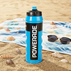 Botella Deportiva de Plástico Personalizada, Libre de BPA, con Sistema de Presión para Flujo de Agua, Ideal para <span class=keywords><strong>Powerade</strong></span> y Camping - Product Image 1