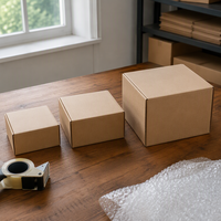 Boîte de livraison personnalisée recyclable avec doublure en éponge, carton ondulé pour les petites entreprises, la vente au détail et la vente par correspondance