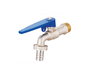 1/4 biến 1/2 \ "inch Brass bibcock với dài nhôm xử lý có thể khóa vườn Hose tap cho lưu vực máy giặt chủ đề kết nối - Product Image 6