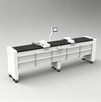 Machine de découpe et de finition entièrement automatique HONKI BRIGHT pour persiennes en bois composite de 2 pouces (50 mm) avec finition métallique et commande au pied