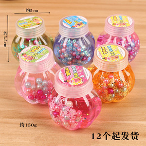 CHENXI สไลม์ใสสีฟักทอง ขายดี ปลอดสารพิษ 80 กรัม ของเล่นสไลม์ DIY บรรเทาความเครียดสำหรับเด็ก - Product Image 6