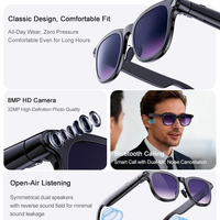 Lunettes Meta : Lunettes audio intelligentes avec caméra HD discrète, capturez la vie en mains libres grâce au son stéréo open-ear