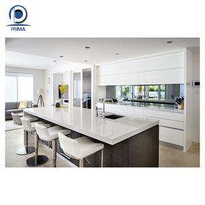 Prima tủ bếp chất lượng tốt Gỗ gỗ <span class=keywords><strong>Melamine</strong></span> kết thúc MDF hạt bảng biệt thự đồ nội thất bảng đảo bao gồm vòi nước - Product Image 5