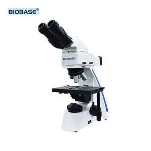 Microscópio Biológico de Fluorescência de Laboratório BFM-31 estudantes usam microscópio estéreo Trinocular LED com câmera digital