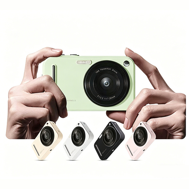 Children Digital Camera Full HD 2.4inch Screen 1500mAh Battery CMOS Sensor Optical Zoom 7.1x-16x Students Christmas Gift