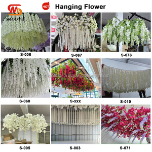 SMOOTH Easy to Use Hanging <b>Ceiling</b> Rose Artificial Flowers for Event <b>Wedding</b> <b>Decoration</b> - Product Image 5