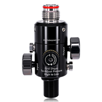 Régulateur PCP haute pression rotatif HubenPower Cricket-EX2 avec capuchon, construction en alliage d'aluminium, sortie 750-3400 PSI pour armes à air comprimé