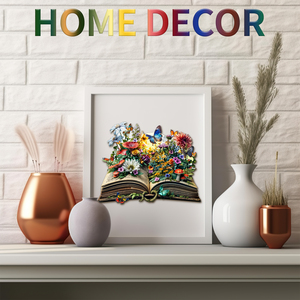 Factory Direct Sales Support Customization Flowers on the <b>Book</b> Wooden Jigsaw Puzzles for Family Game Play - Product Image 6