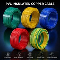 Cable de Construcción de Cobre THHN THWN-2 10 12 14 AWG |   Cableado Eléctrico para el Hogar |   Cable Unipolar BV BVR WDZN-BYJ 450-750V Sólido/Trenzado